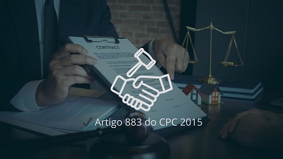 ✔ Artigo 883 do CPC 2015